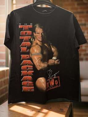 Vintage 1998 Lex Luger The Total Package nWo Wolfpac T-Shirt